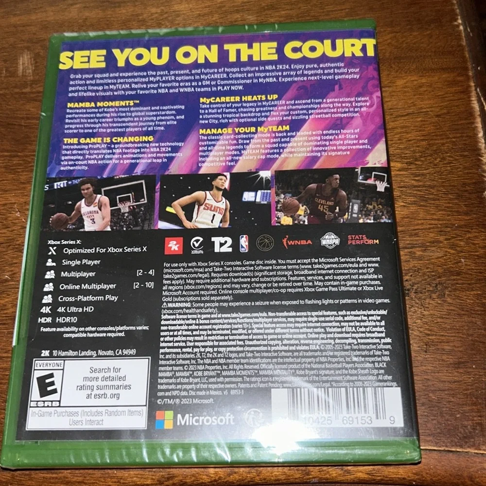 NBA 2K24 Kobe Bryant Edition - Xbox Series X
